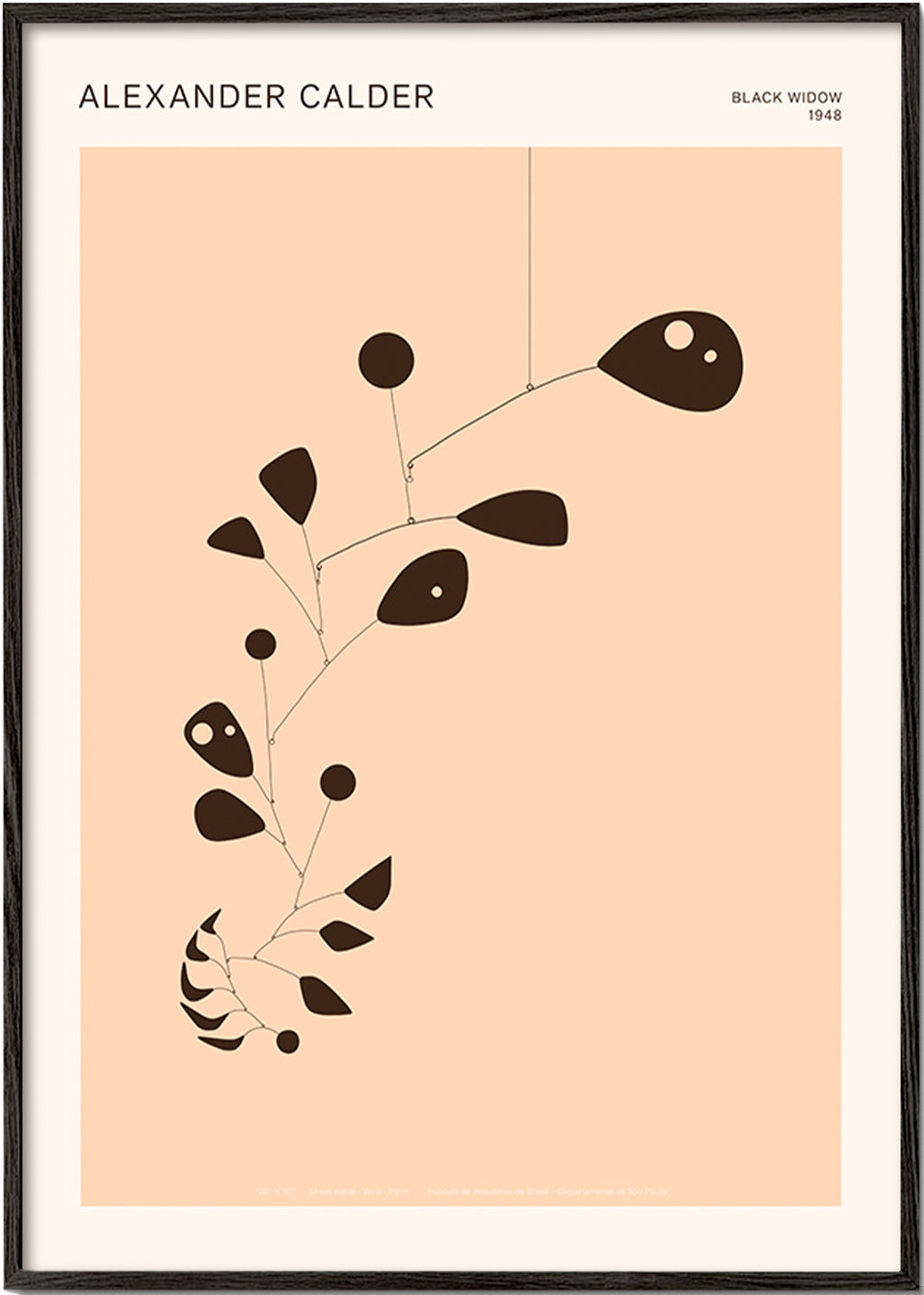 Stampa botanica con mobile organico