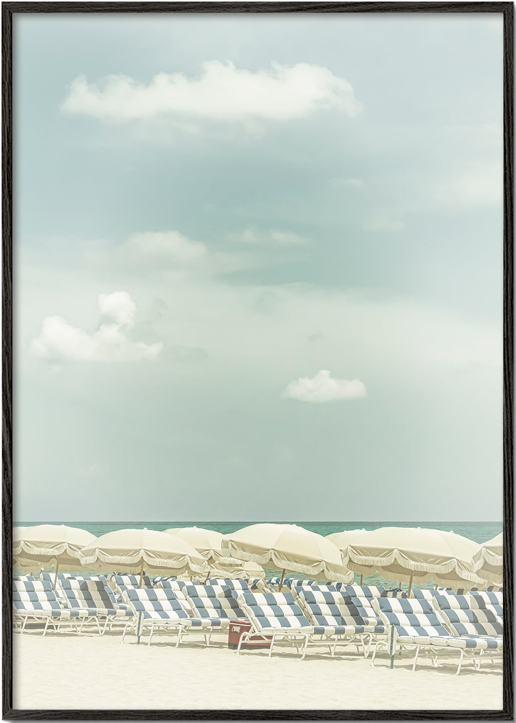 Vintage beach scene