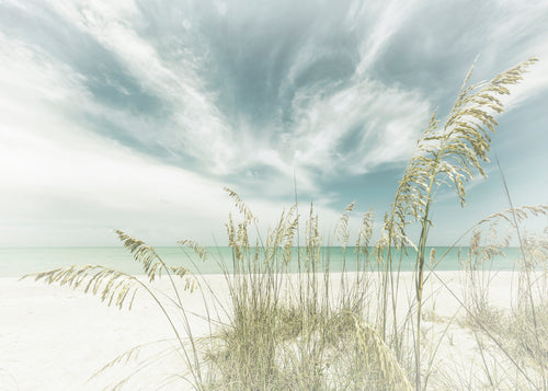 Heavenly calmness on the beach | Vintage - Unframed art print