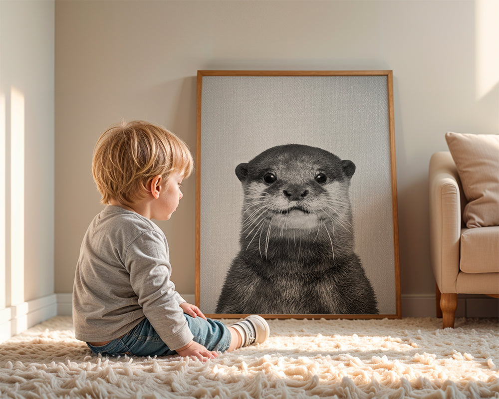 Otter - Black & White