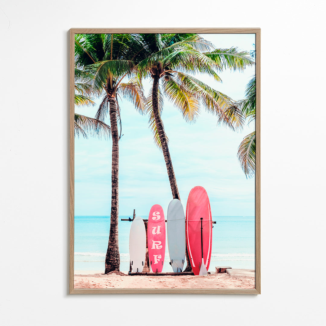 Choose Your Surfboard in pink