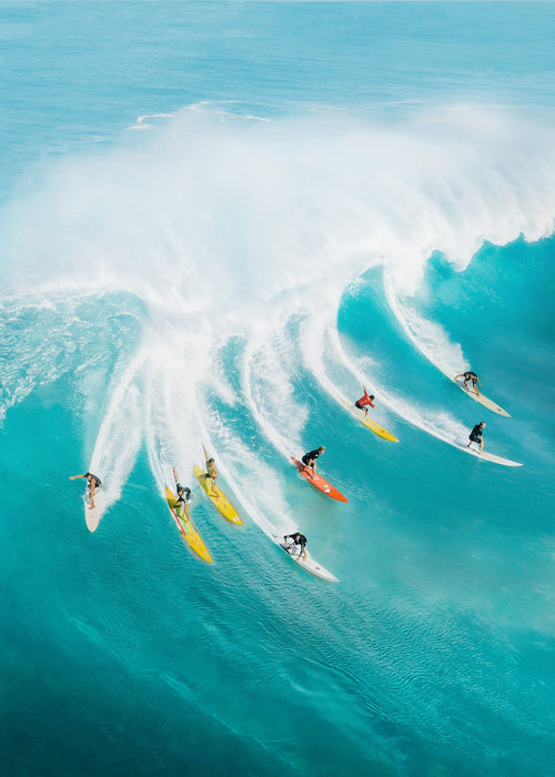Let's Surf - Unframed art print