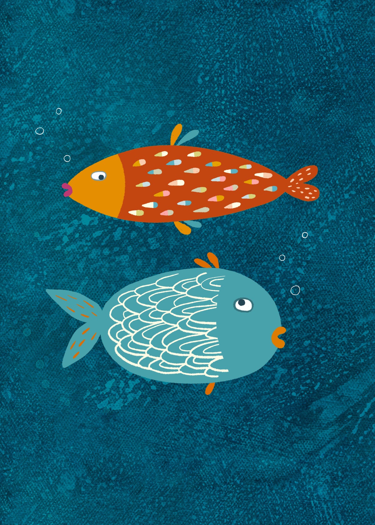 Suspicious Fish - Obra sin marco