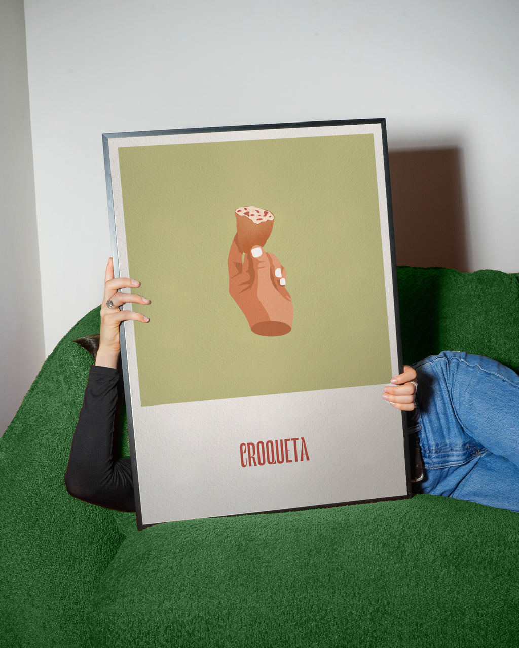 Croqueta - Framed poster detail