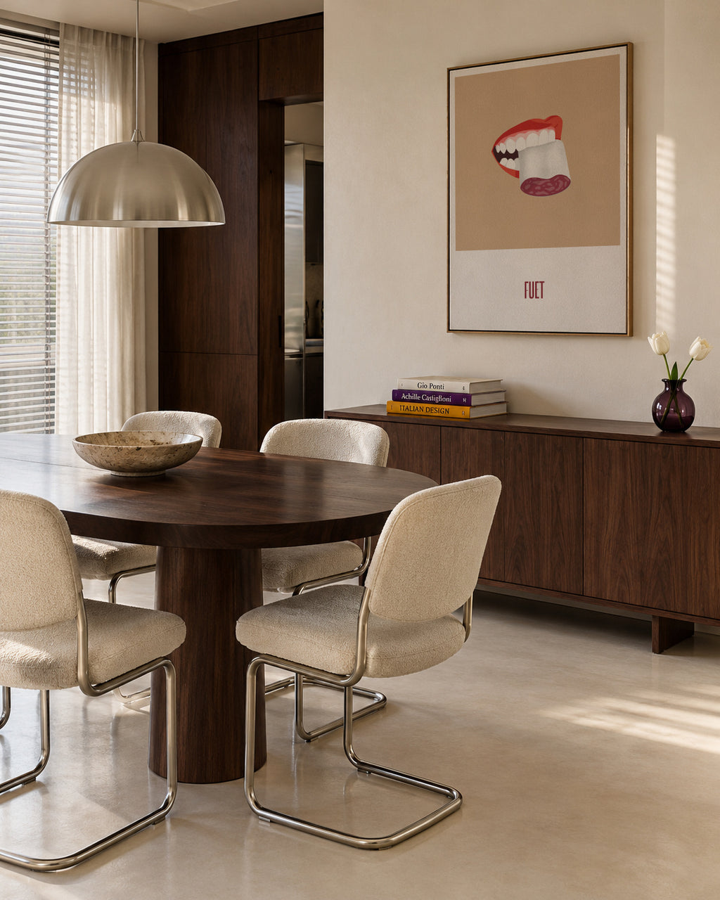 Fuet - Framed canvas in an interior