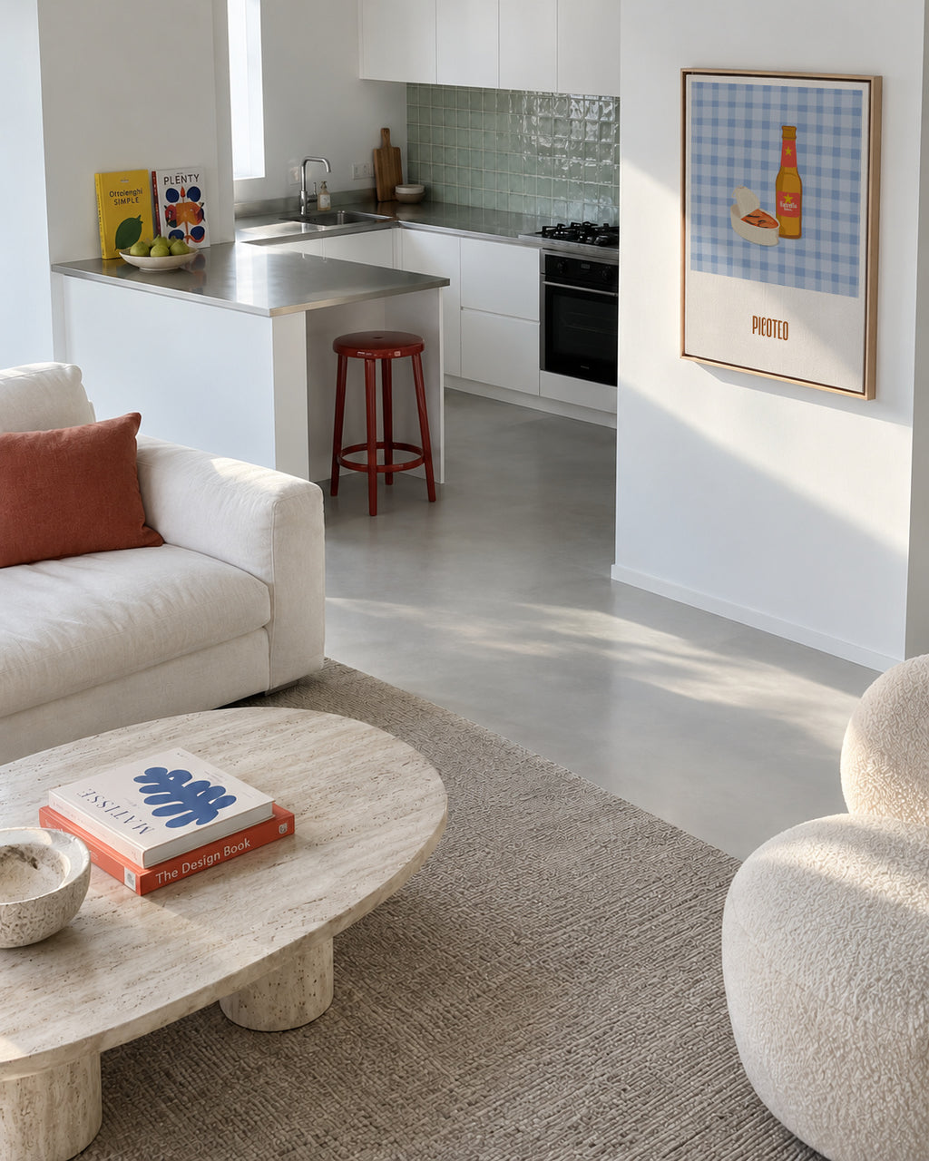 Picoteo - Framed canvas in an interior