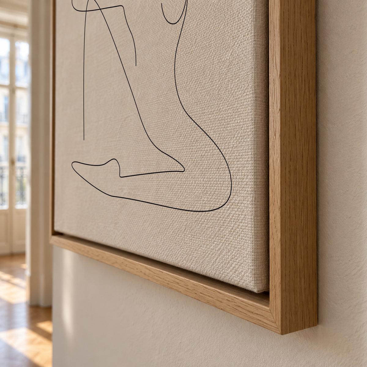 Restful - Framed canvas detail