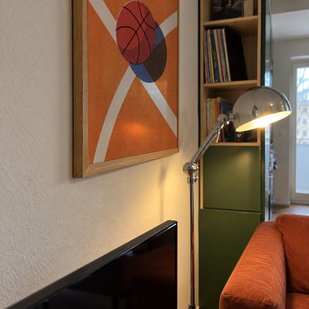 BALLS / Basketball (Indoor) - Framed poster detail