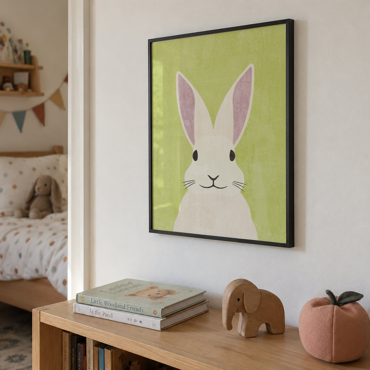 FAUNA / Rabbit - Framed poster in an interior