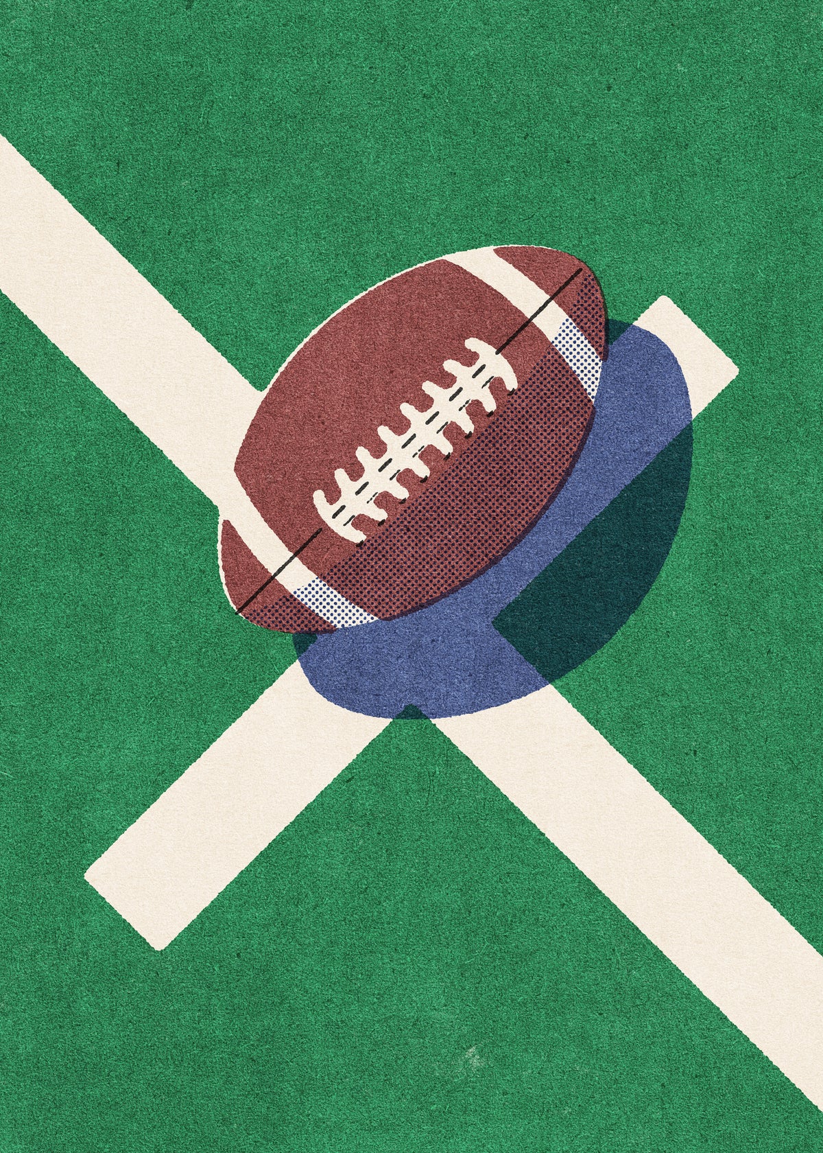 BALLS / American Football - Unframed art print