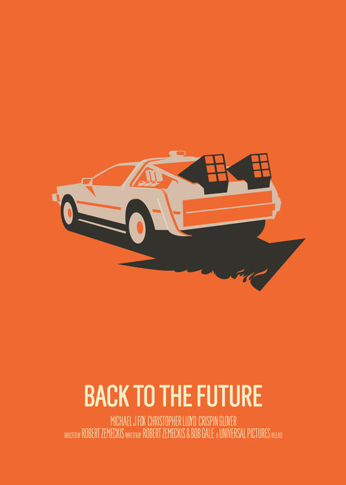 Back to the Future - Unframed art print