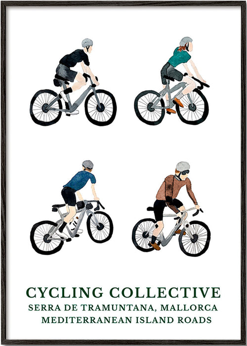 Arte sportiva Mallorca ciclisti