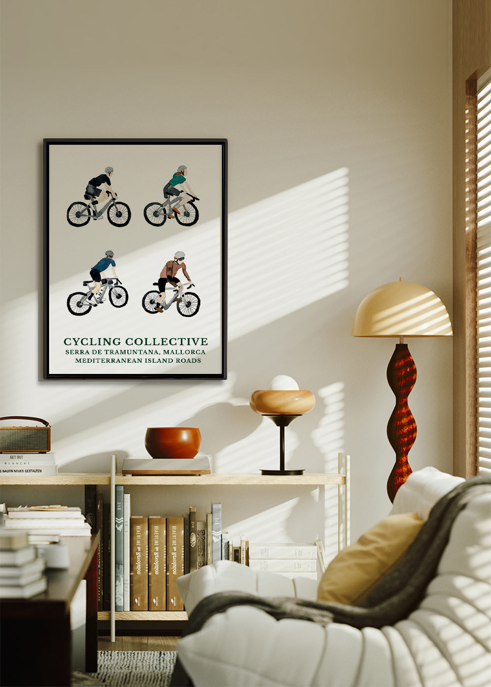Arte sportiva Mallorca ciclisti