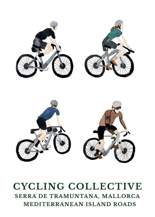 Arte sportiva Mallorca ciclisti