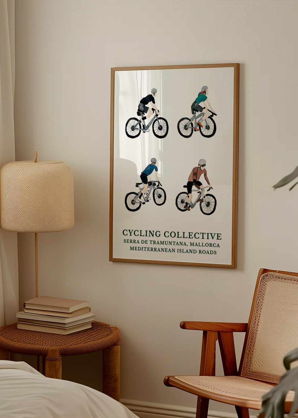 Arte sportiva Mallorca ciclisti