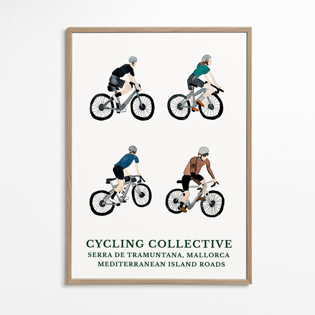 Arte sportiva Mallorca ciclisti