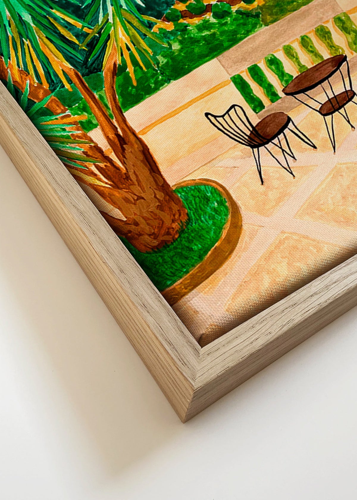 Stampa botanica: terrazza mediterranea