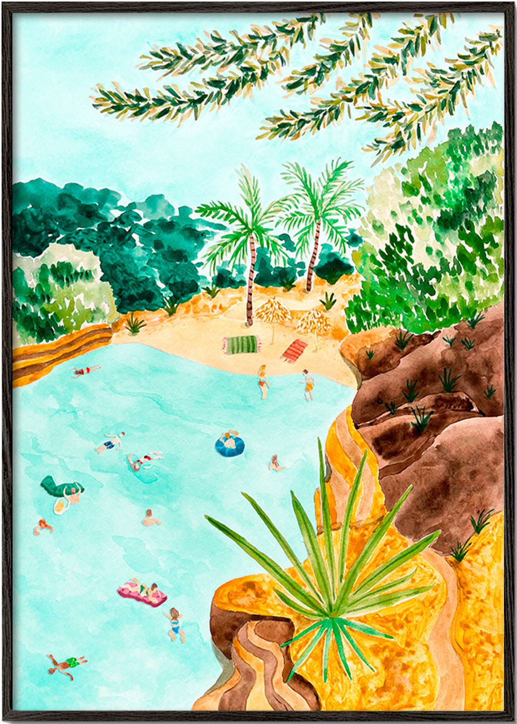 Arte paesaggistico Cala costiera