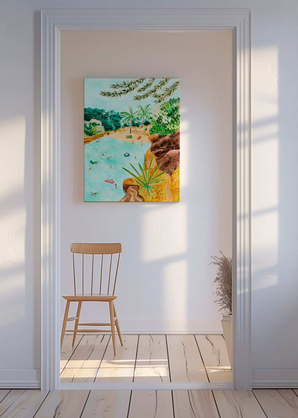 Arte paesaggistico Cala costiera