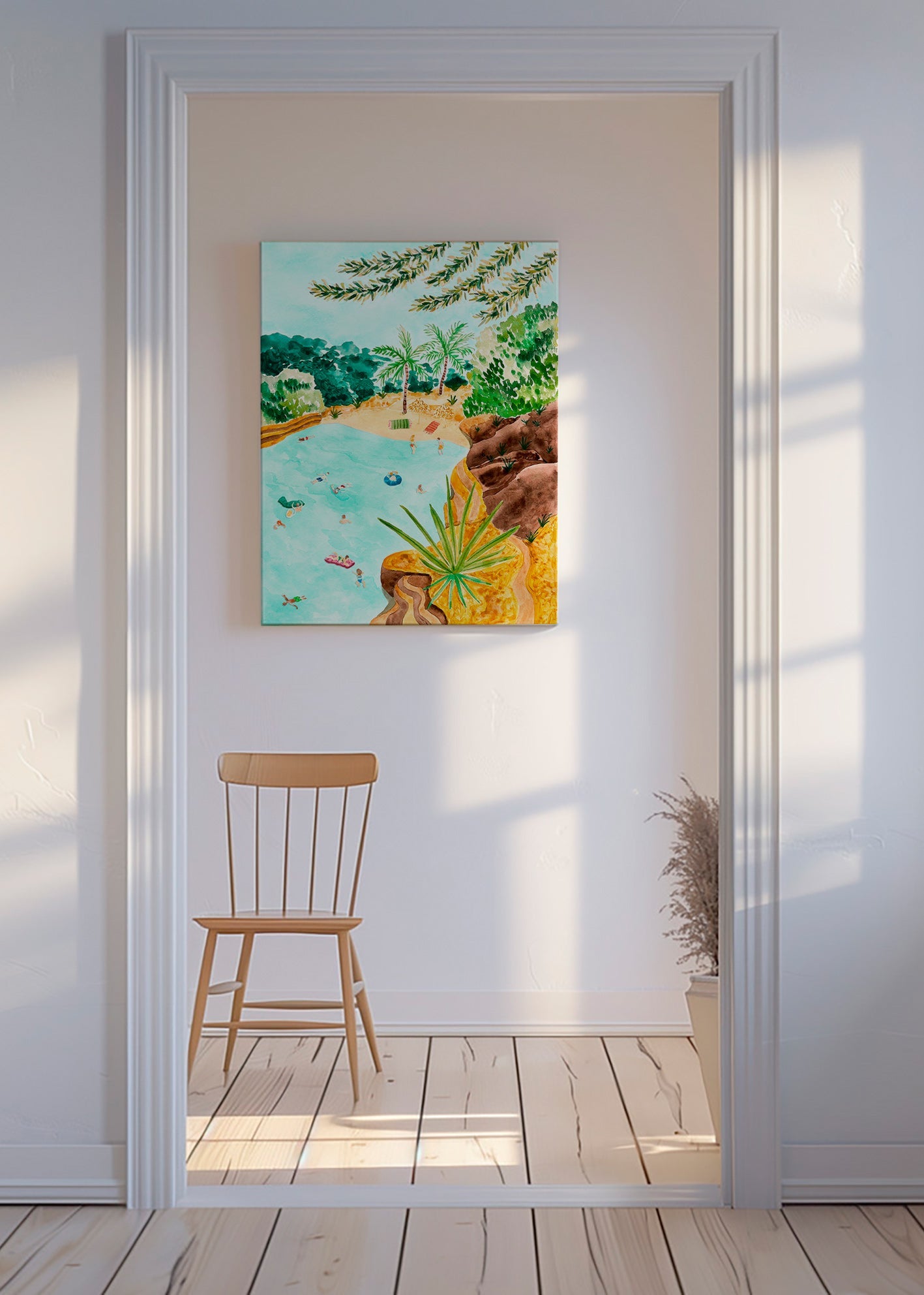 Arte paesaggistico Cala costiera
