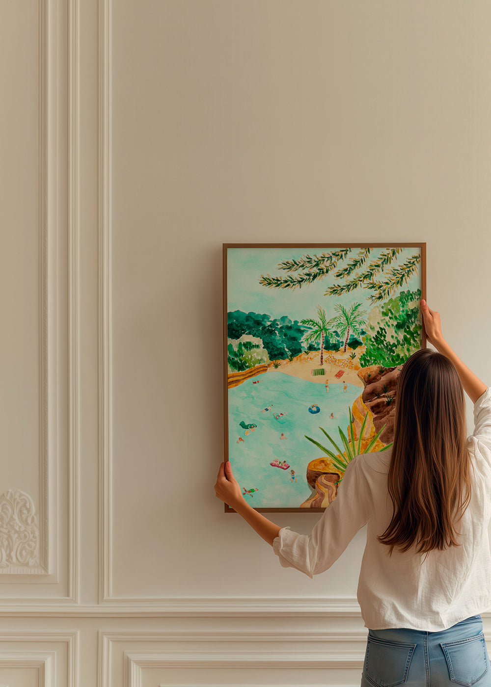 Arte paesaggistico Cala costiera