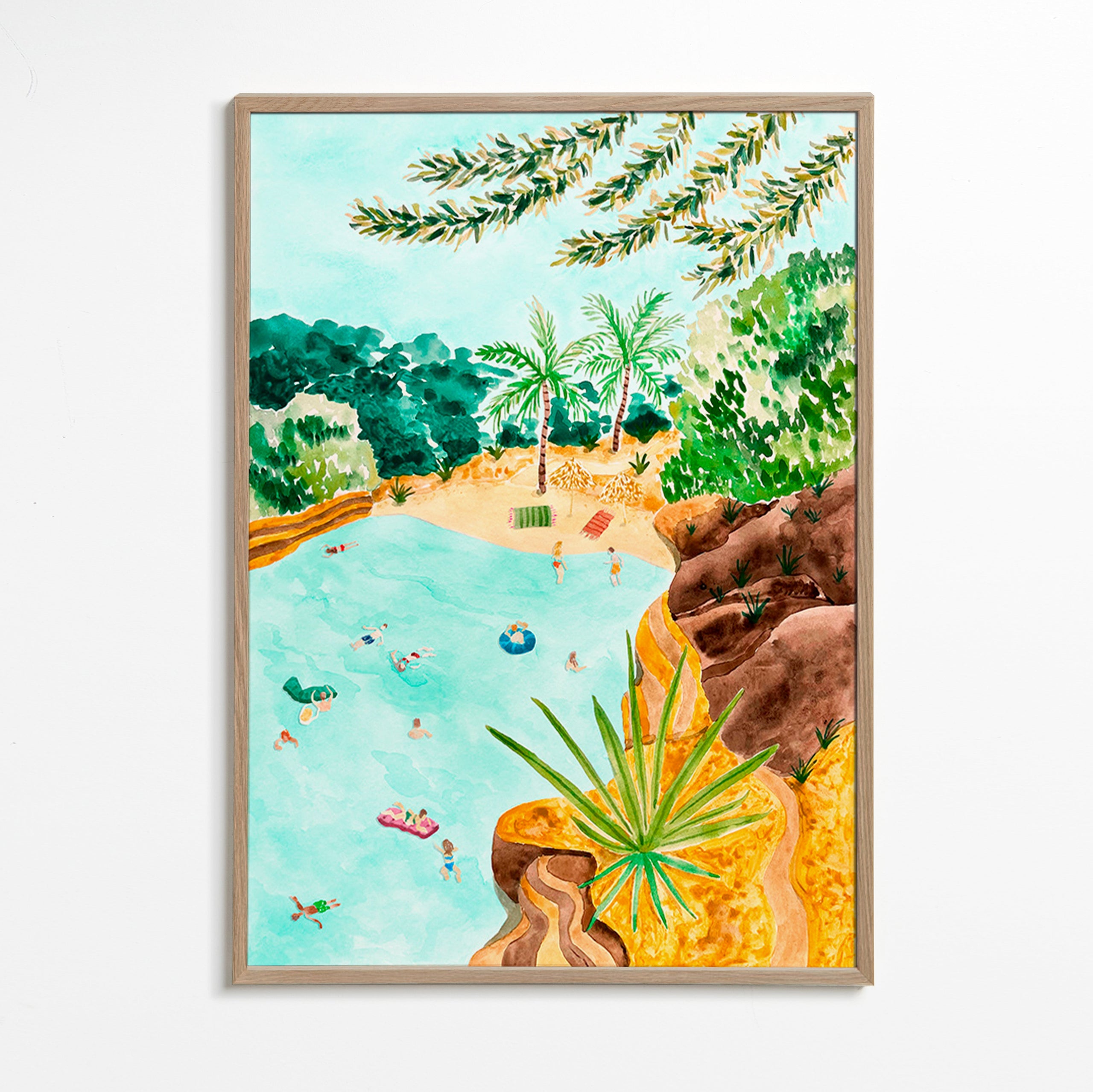Arte paesaggistico Cala costiera
