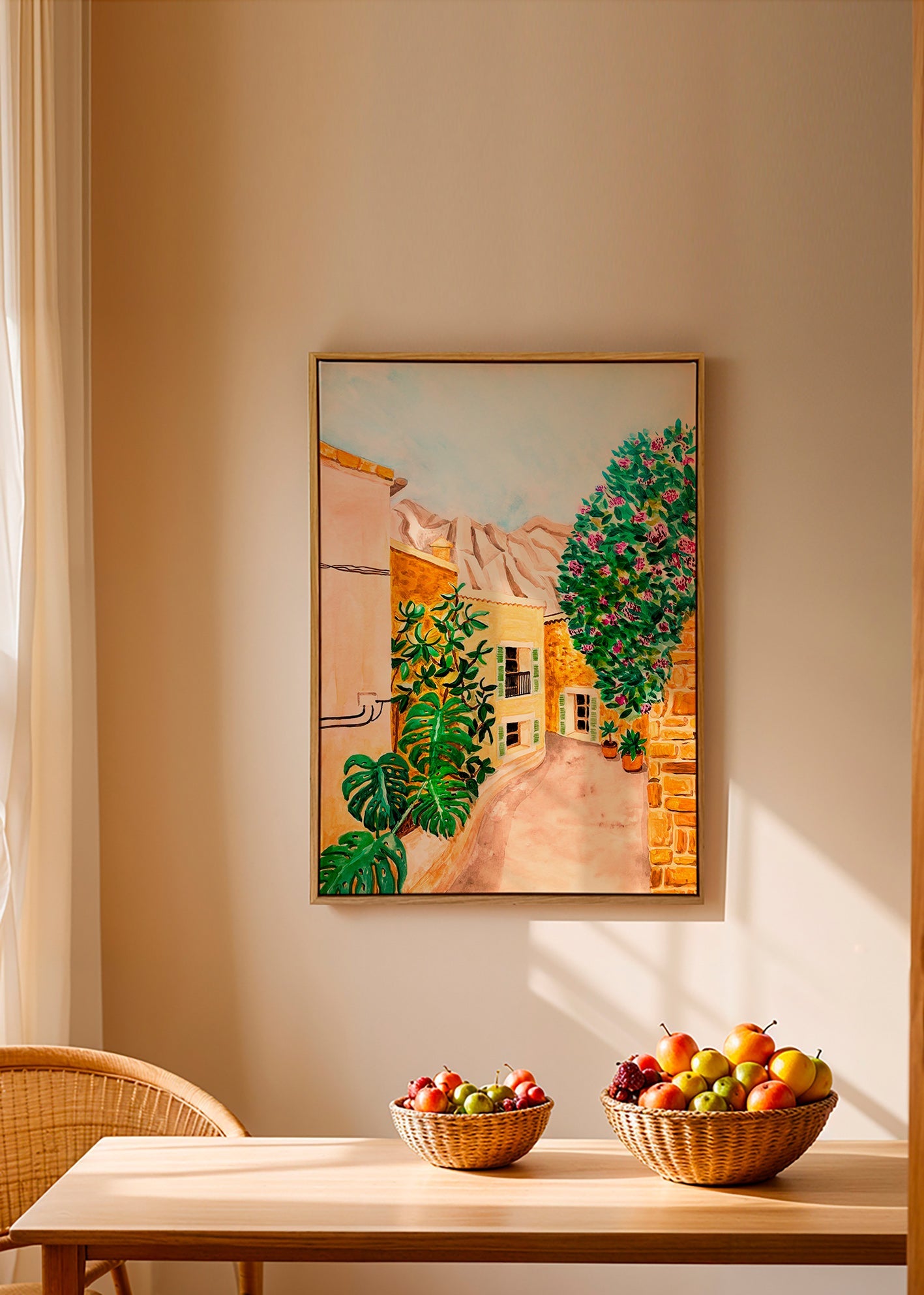 Arte paesaggistica: vicolo mediterraneo