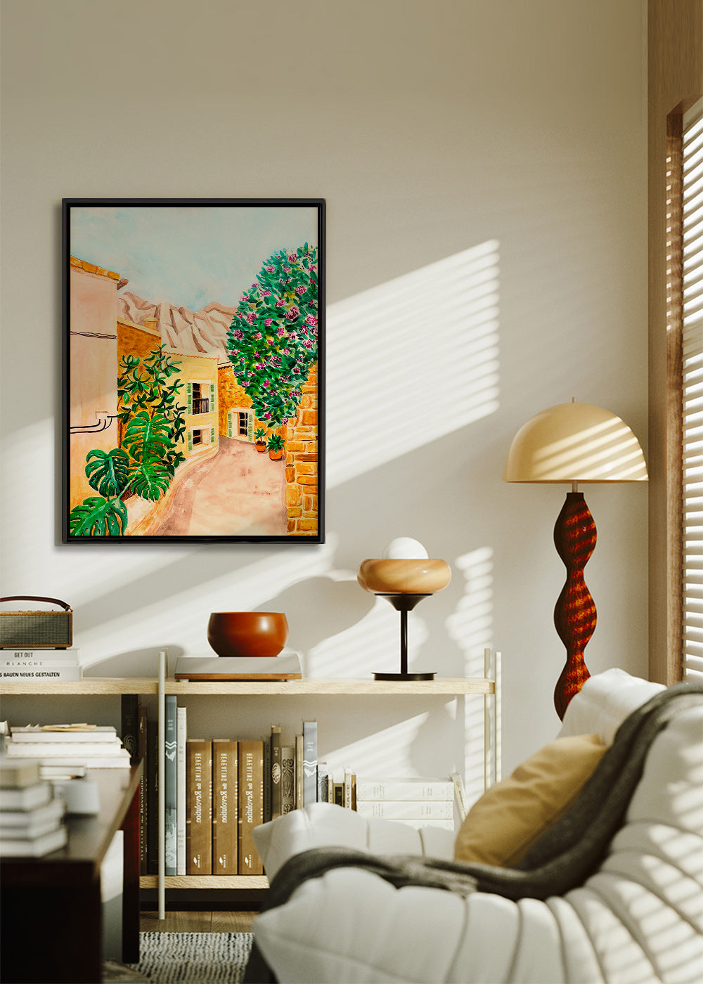 Arte paesaggistica: vicolo mediterraneo