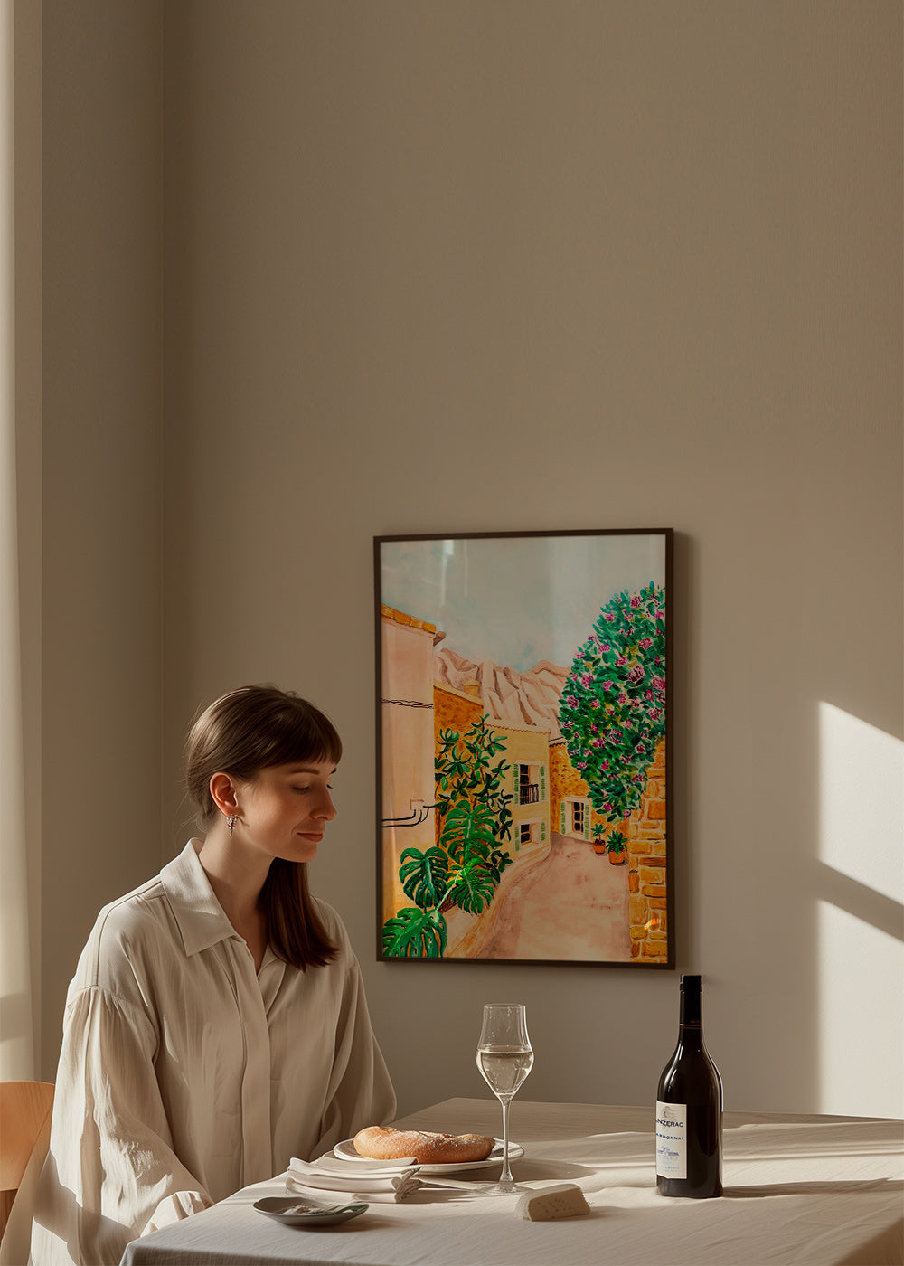 Arte paesaggistica: vicolo mediterraneo