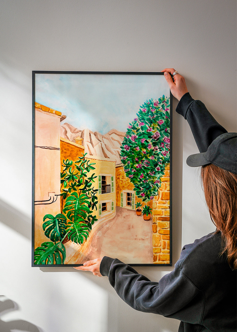 Arte paesaggistica: vicolo mediterraneo