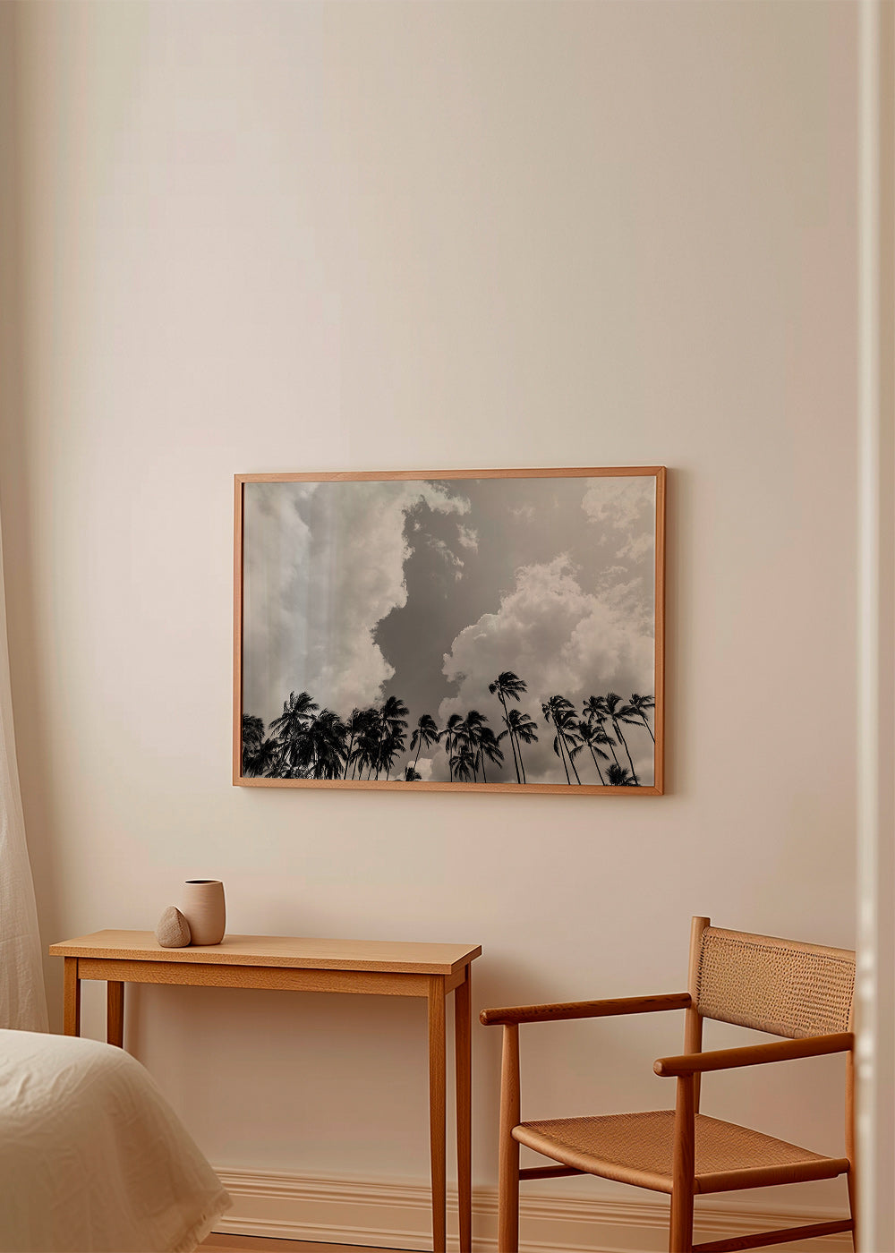 Arte paesaggistica con palme e cielo drammatico – Product3