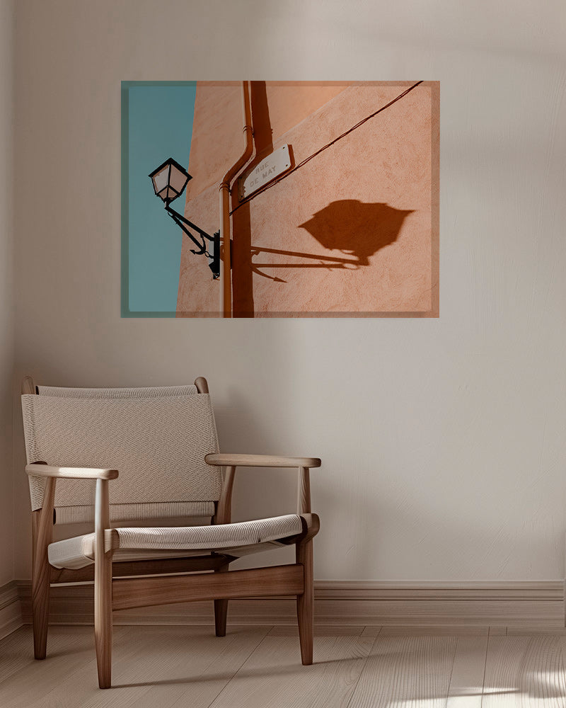 Arte da cucina Rue de May lampada e ombra – Canvas