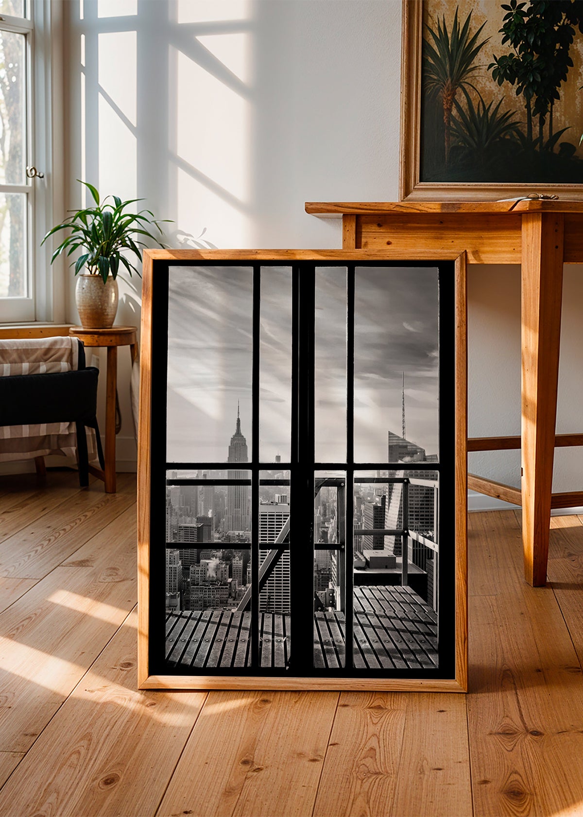 Quadro città vista dalla finestra – Product2