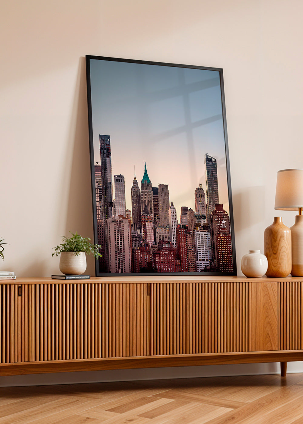 Poster città con skyline al crepuscolo – Product1
