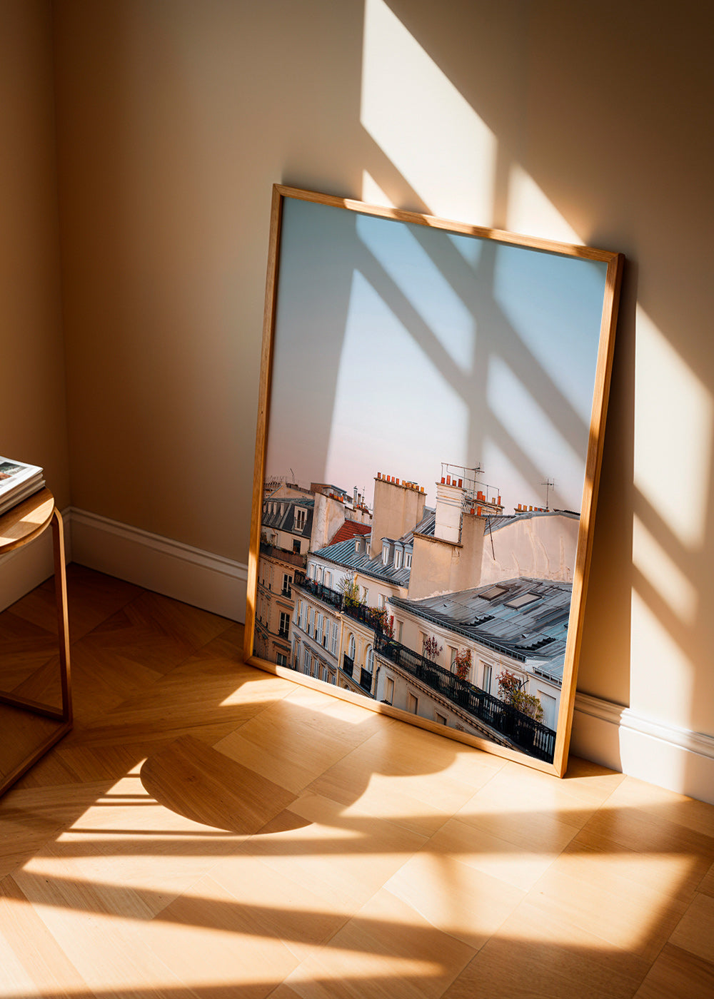 Quadro città con tetti all'alba – Product2