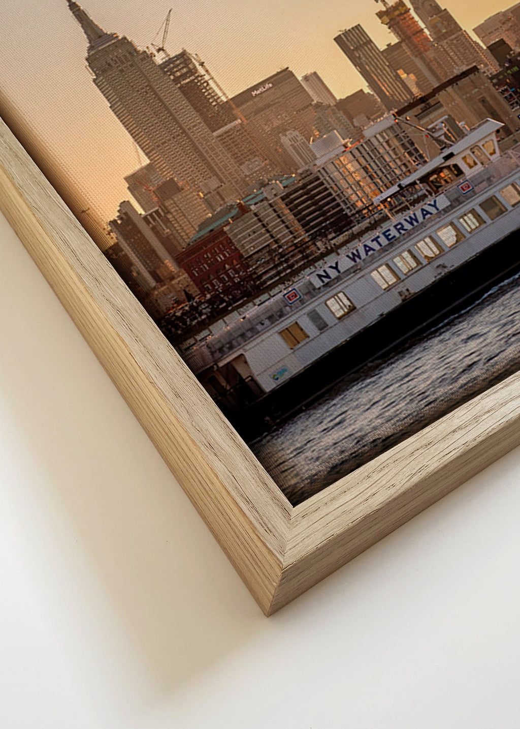 Arte da città Skyline di Manhattan – Canvas detail