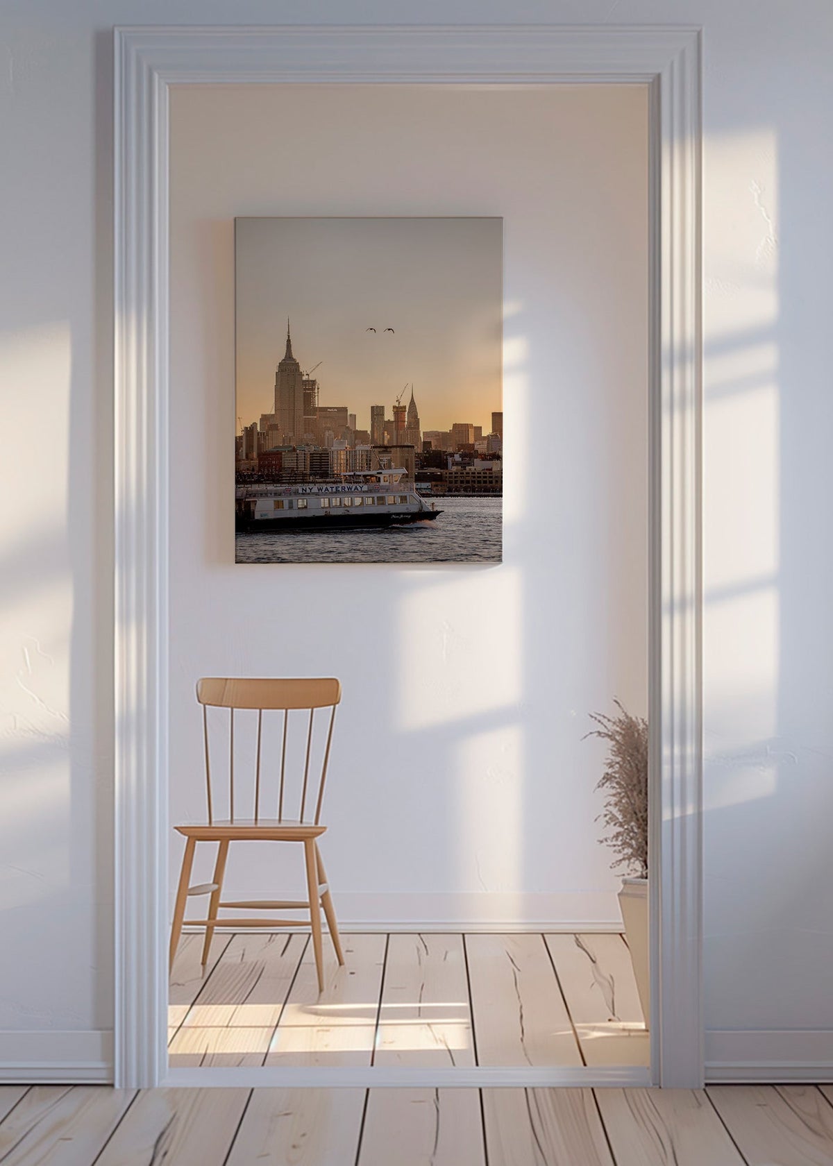 Arte da città Skyline di Manhattan – Canvas