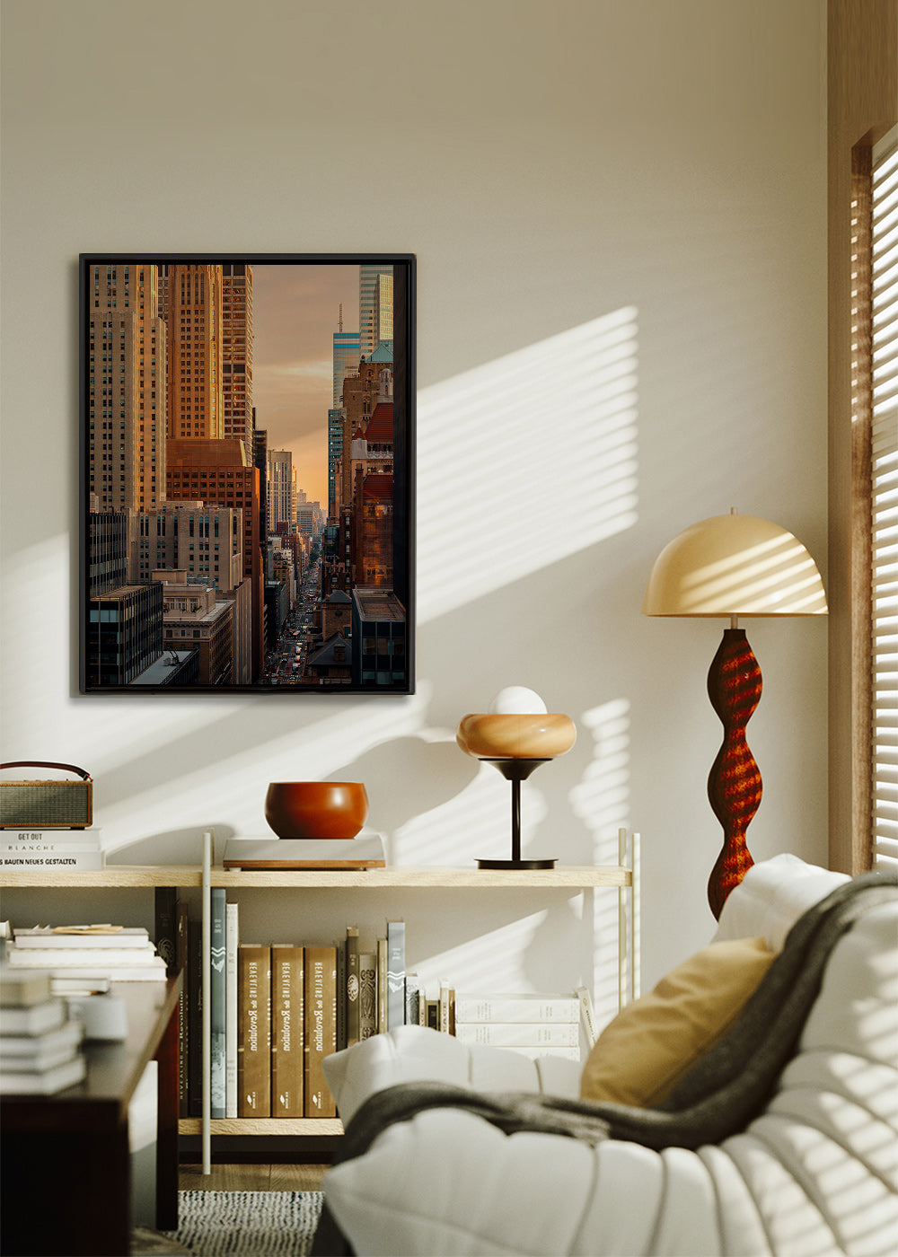 Paesaggio urbano all'alba – Canvas2