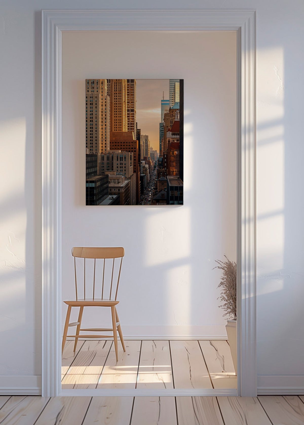 Paesaggio urbano all'alba – Canvas