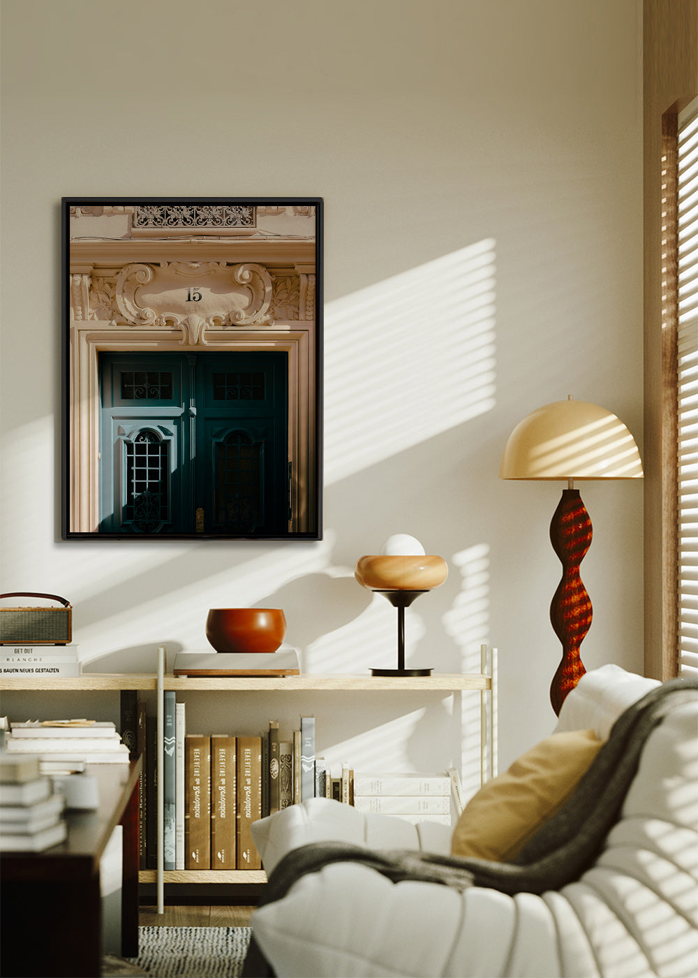 Arte da città: porta verde e numero 15 – Canvas2