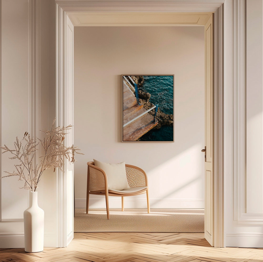 Arte paesaggistica: scala sul mare – Canvas2