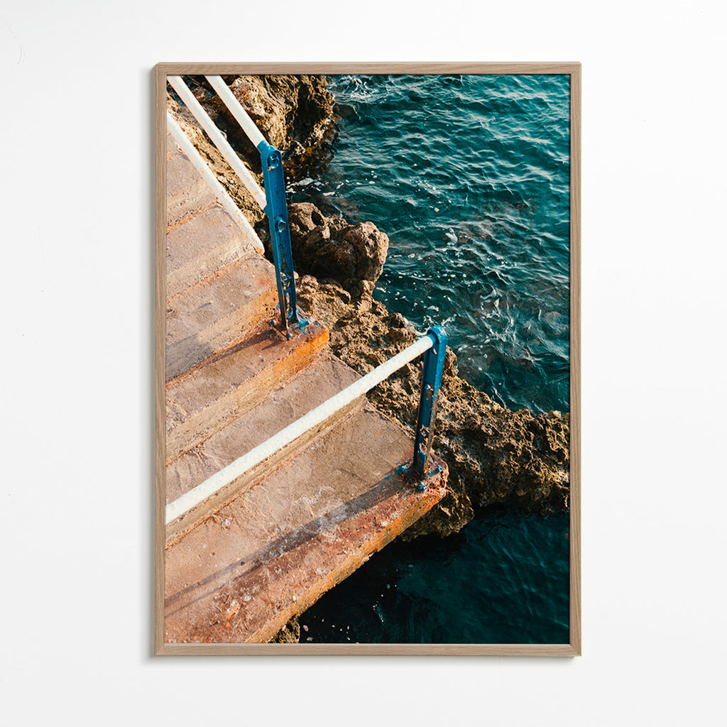 Arte paesaggistica: scala sul mare – Oak Frame