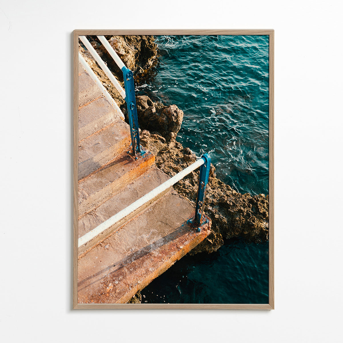 Arte paesaggistica: scala sul mare – Oak Frame