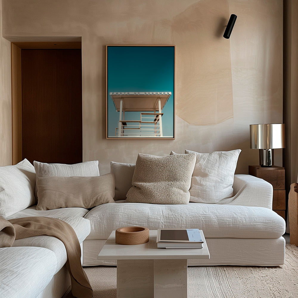 Fotografia torre di salvataggio e cielo – Canvas2