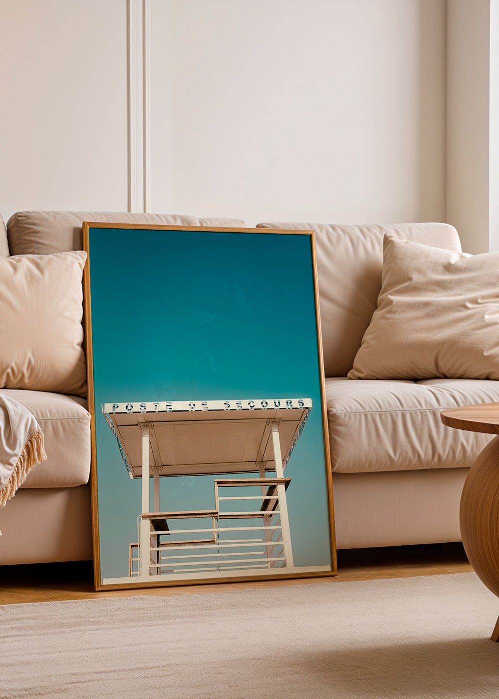 Fotografia torre di salvataggio e cielo – Product2