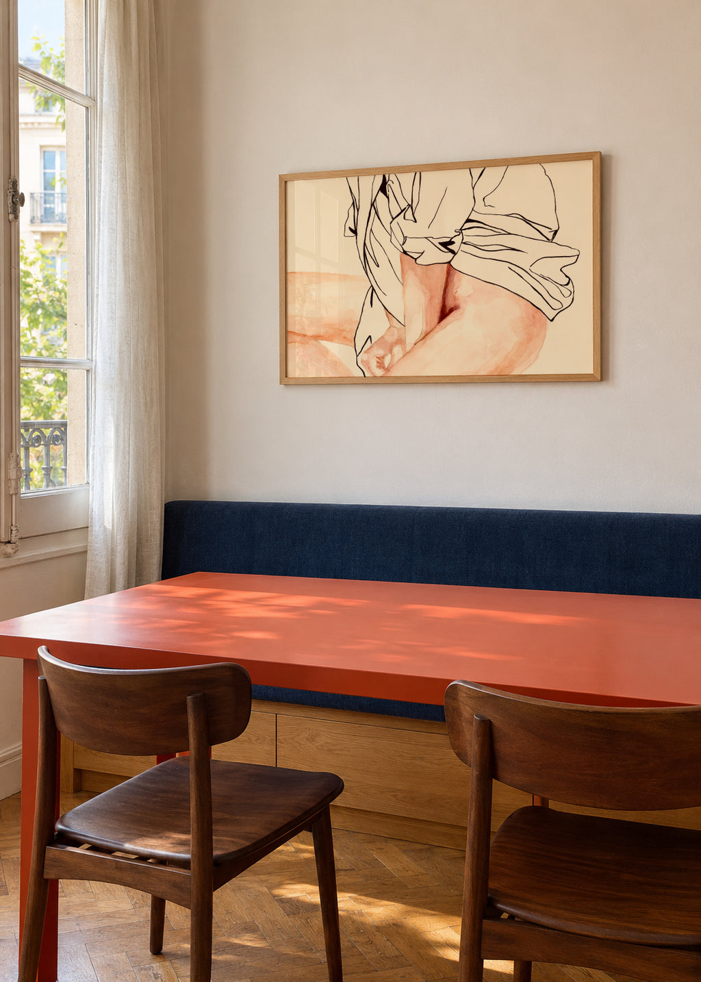 Shame - Framed poster in an interior