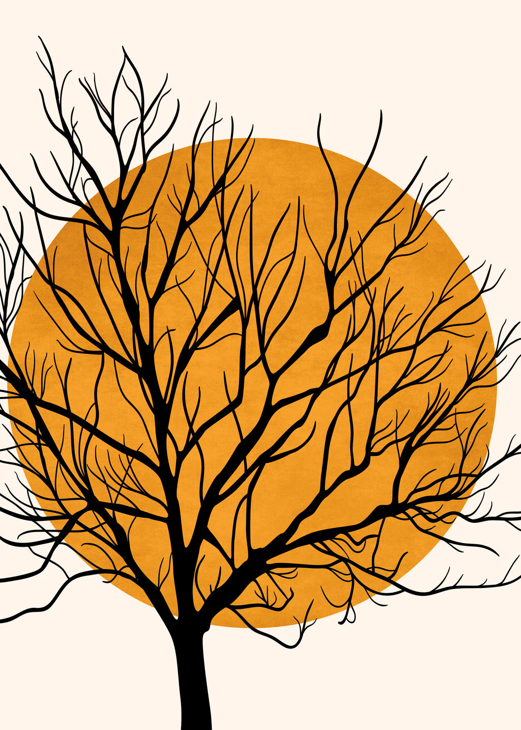 Hiding Sun - Unframed art print