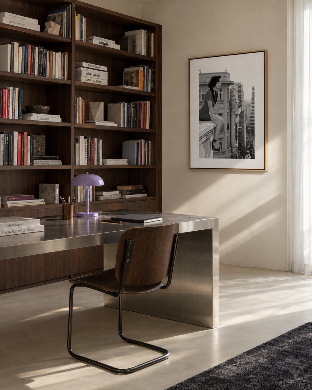 Mad Madrid 2 - Framed canvas in an interior