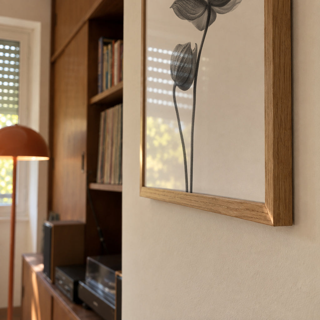 A little touch monochrome - Framed poster detail