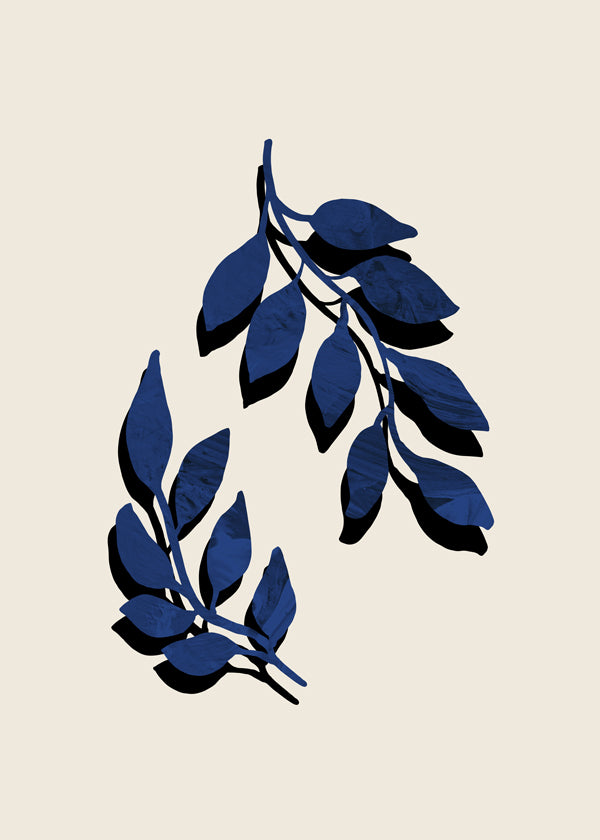 Blue Twig Brush - 1x Studio